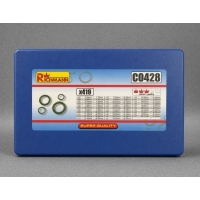 Набор резинових колец Oring HNBR для кондиционеров 419 шт. С0428 (фреоностойкие) 