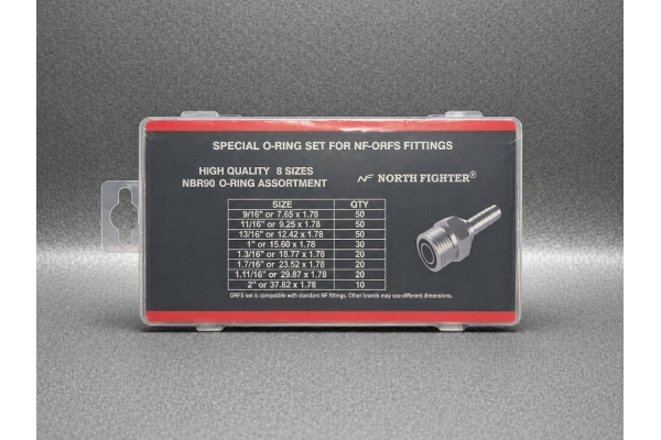 Набор резиновых колец Oring ORFS (250 шт)